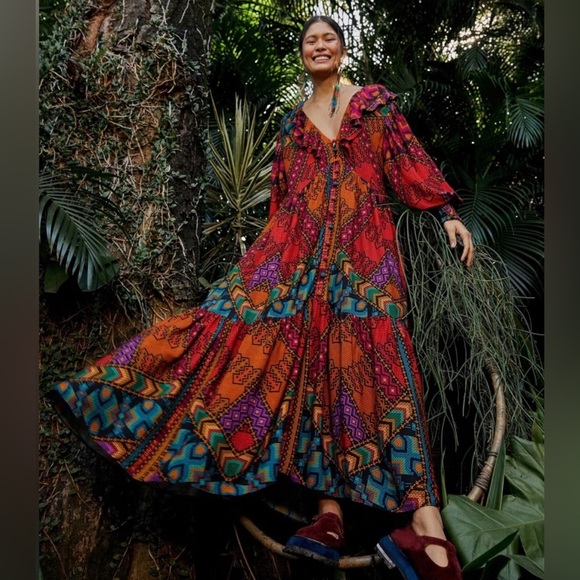 Farm Rio dress size small very forgiving - Picture 2 of 14